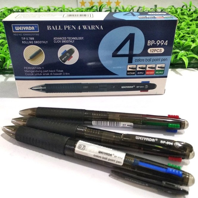 

WEIYADA Bolpoin 4 Warna BP-994