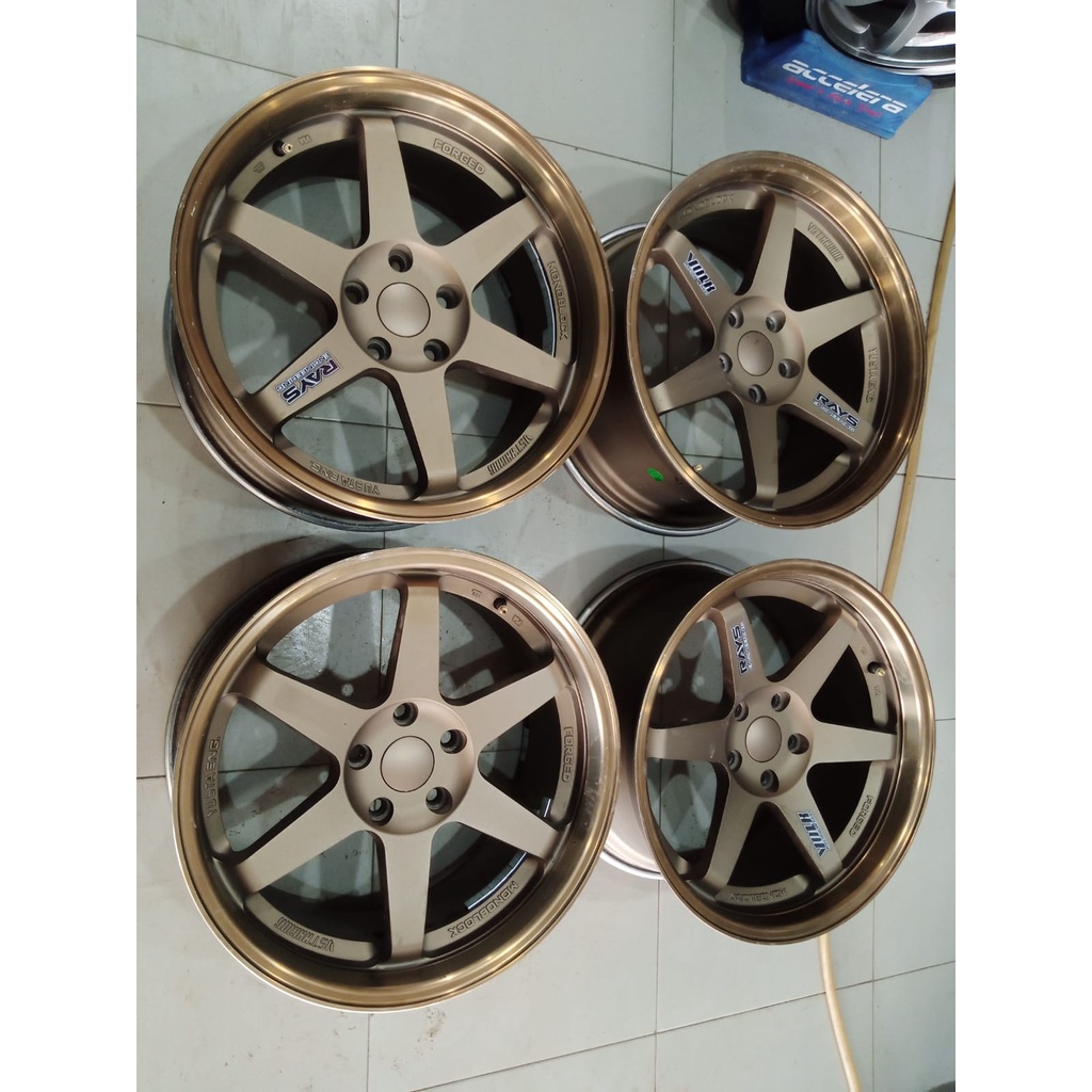 velg mobil bekas te37 ring 18x85 95 pcd 5x114 seken bekas murah bekas berkualitas