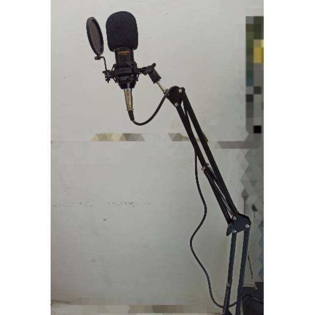 Paket recording rekaman studio smule mic condenser BM 800 Full Set taff studio BM800 jnp