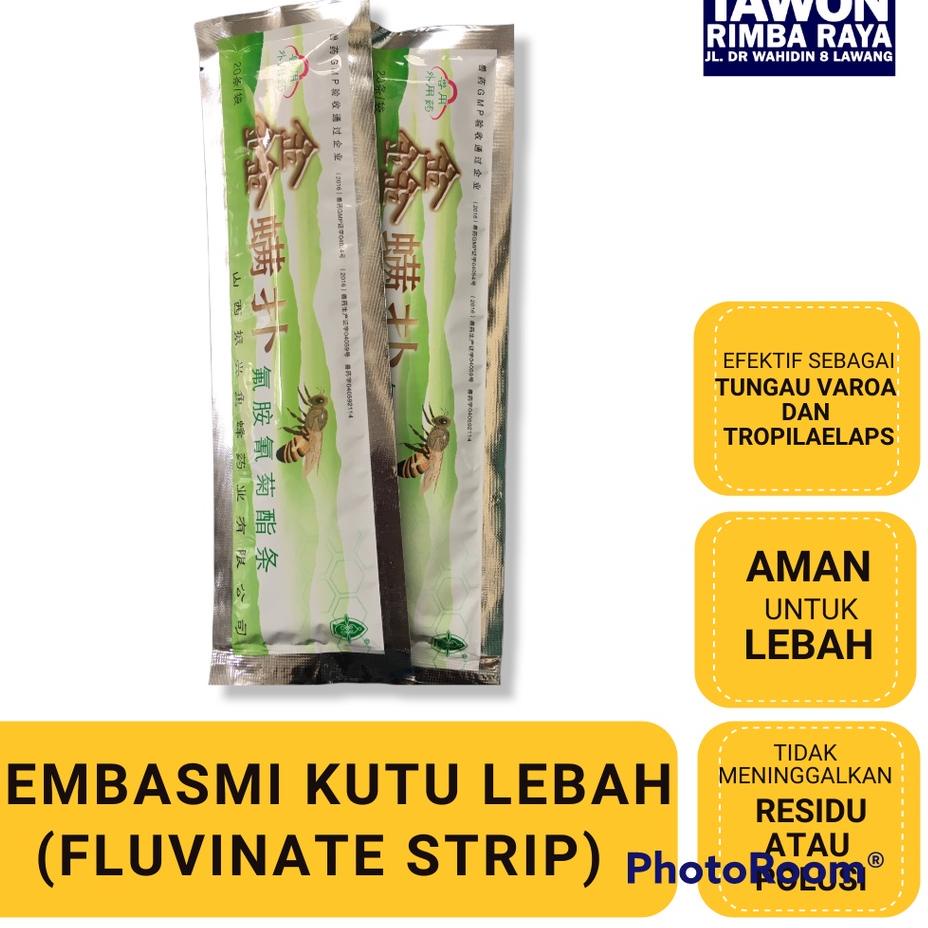 Paling Sesuai.. Pembasmi Kutu/Tungau pada Lebah (Fluvalinate Strip) - Peternakan Tawon Rimba Raya