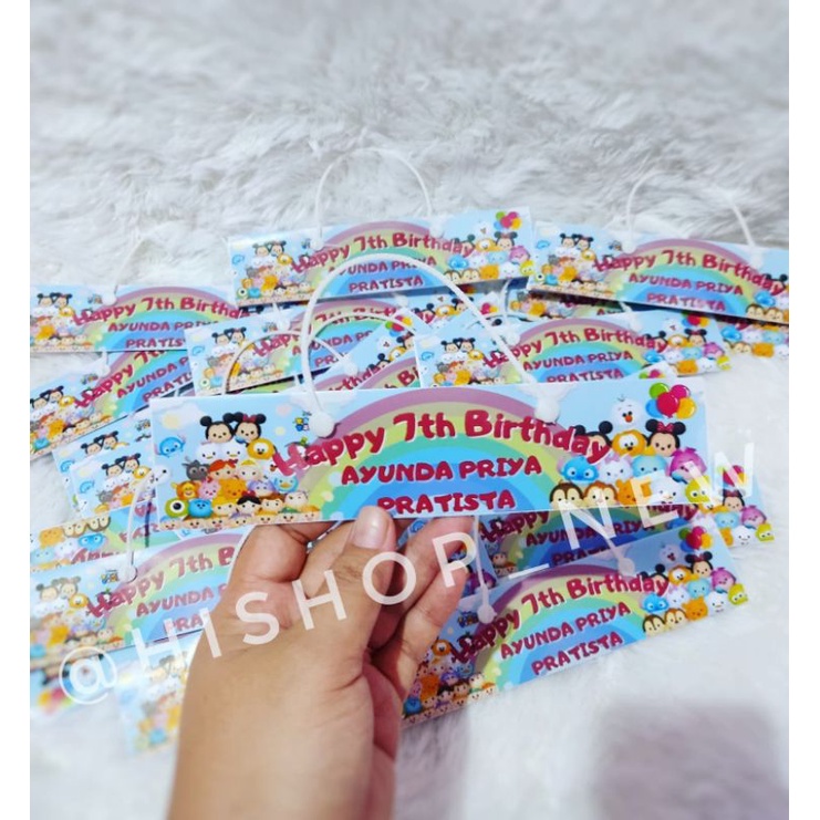 

LABEL PARCEL TEMA TSUM TSUM