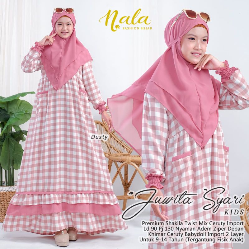 Juwita syar'i Kids By ORI Nala fashion hijab
