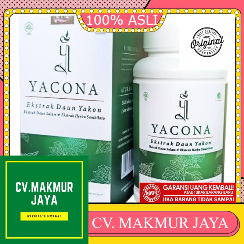 100% ORIGINAL Yacona Obat Herbal Asli Original