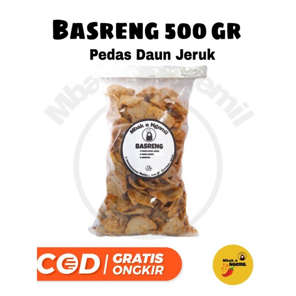 

Basreng Rejceh Pedes Daun Jeruk 500 gr | Mbak e Ngemil 1/2 kg