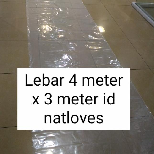 

plastik bening besar 4 meter x 3 meter - 4 m x 2 m