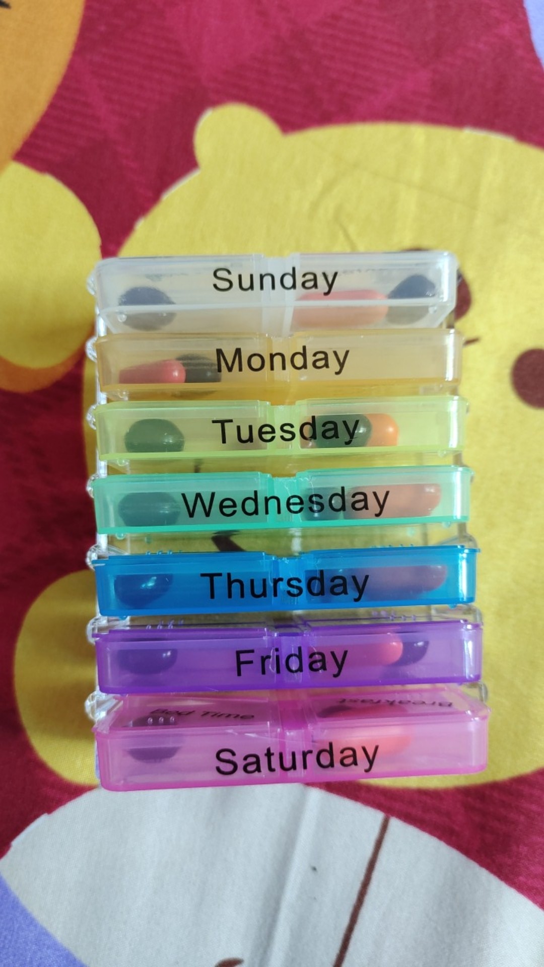 Tempat Obat 7 Hari / Pill Organizer / Kotak Obat 1 Minggu 7 Days