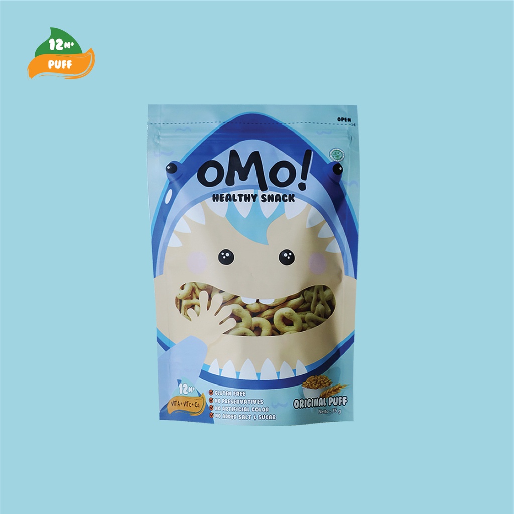 OMO Puff -Original- snack bayi healthy snack