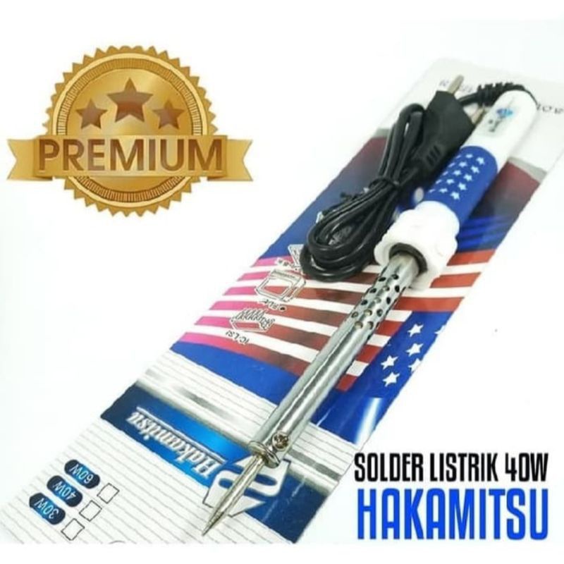 Solder Listrik 40w /60W Motif Amerika Hakamitsu