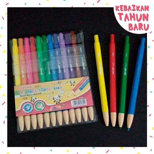 

HJK Pensil warna mekanik joyko 12 warna MCP-7