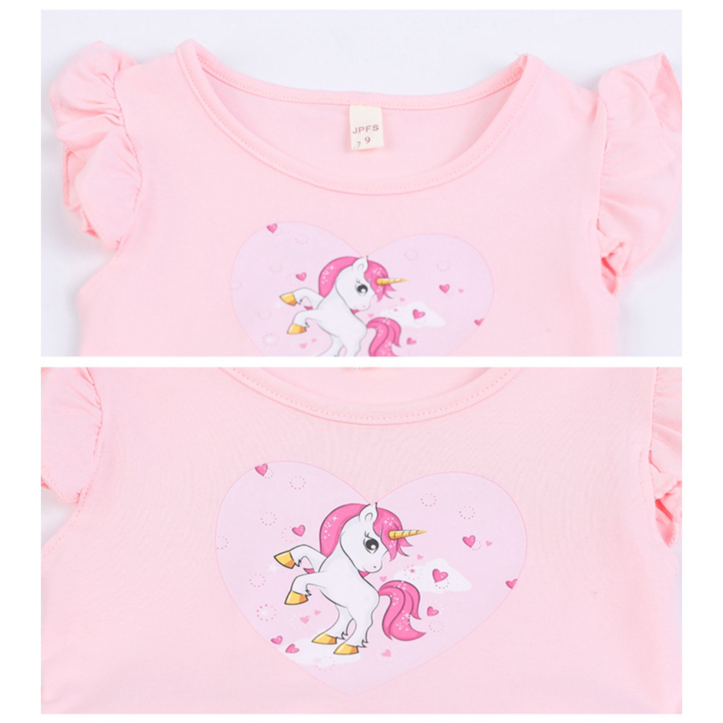 [PRINCESS KESLI]0-7tahun Dress anak perempuan/Gaun bayi/Rok anak/Dress pesta unicorn lucu untuk anak/bayi cewek umur