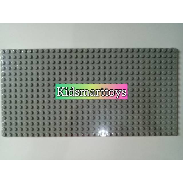Baseplate Lego 16x32 / Tatakan Lego / Alas Lego 16 x 32 dots Warna Abu Muda