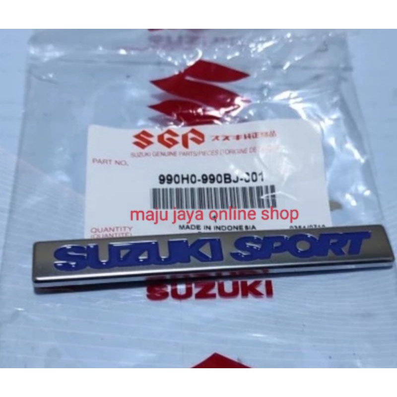 EMBLEM &quot; SUZUKI SPORT &quot; ALL NEW ERTIGA XL7 ASLI