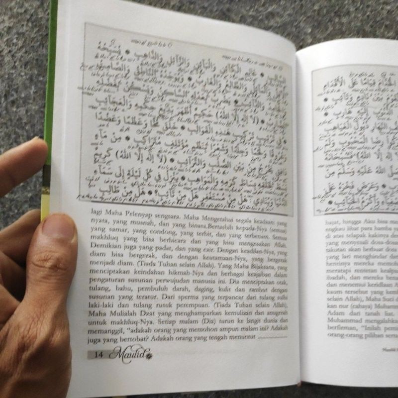 hard cover maulid dibai maulid barzanzi maulid madiih lengkap terjemah dan makna pesantren