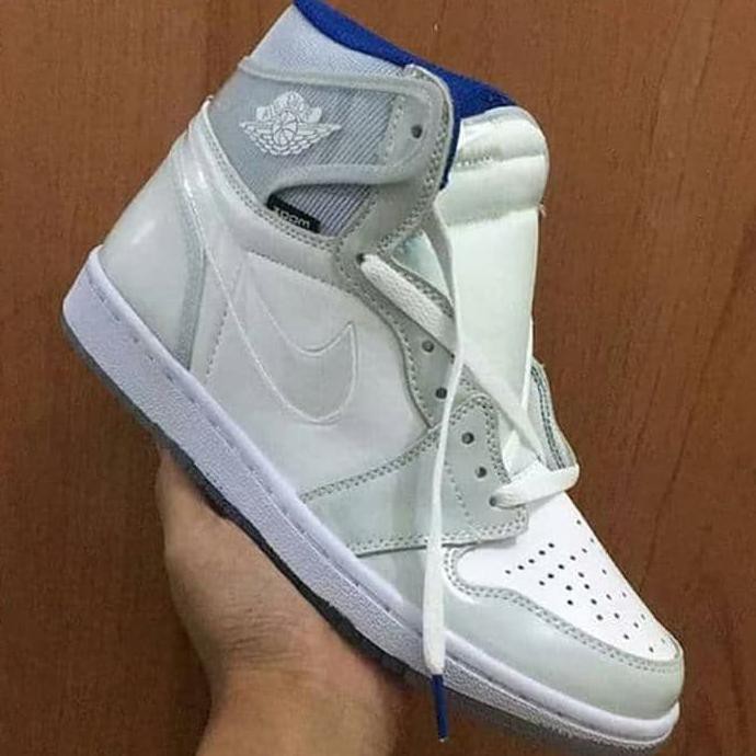 ⭐⭐ SALE SEPATU BASKET⭐⭐ NIKE AIR JORDAN 1 HIGH ZOOM "RACER BLUE" PREMIUM SALE