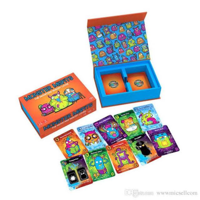 Card Game Monster Misfits Board Games Monster Rejects Mainan Kartu Murah Kado Anak Game Edukasi