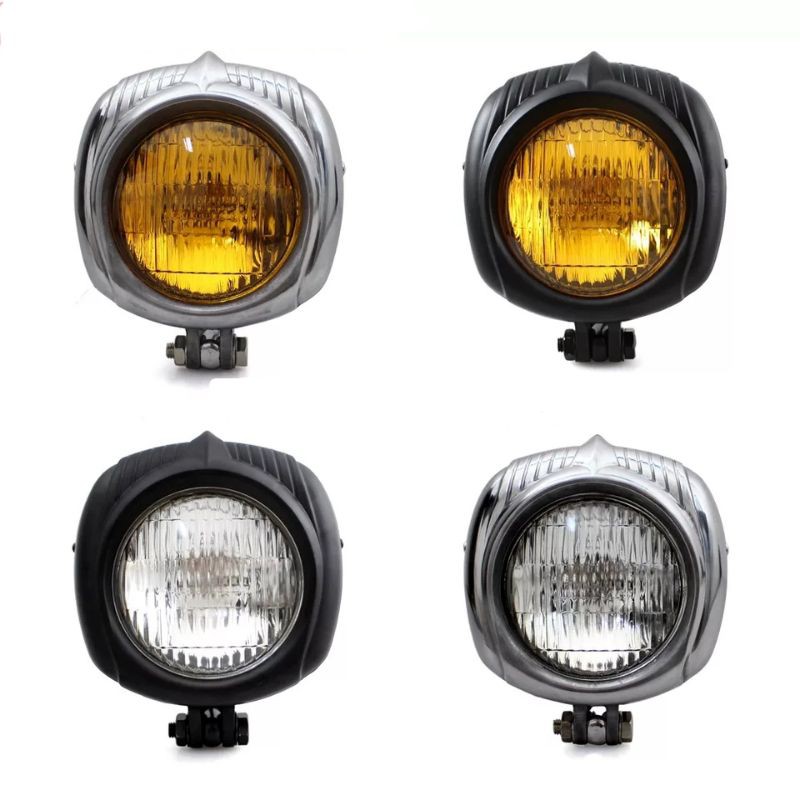 lampu depan custom, lampu depan retro, lampu depan motor modifikasi, lampu chopper, headlight motor