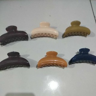  Jepit  Rambut  Salon Warna  Warni  Hitam Shopee Indonesia