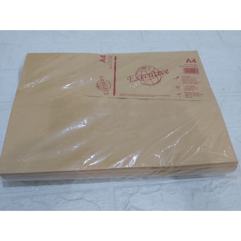 

amplop coklat A4 executive (10 lembar)