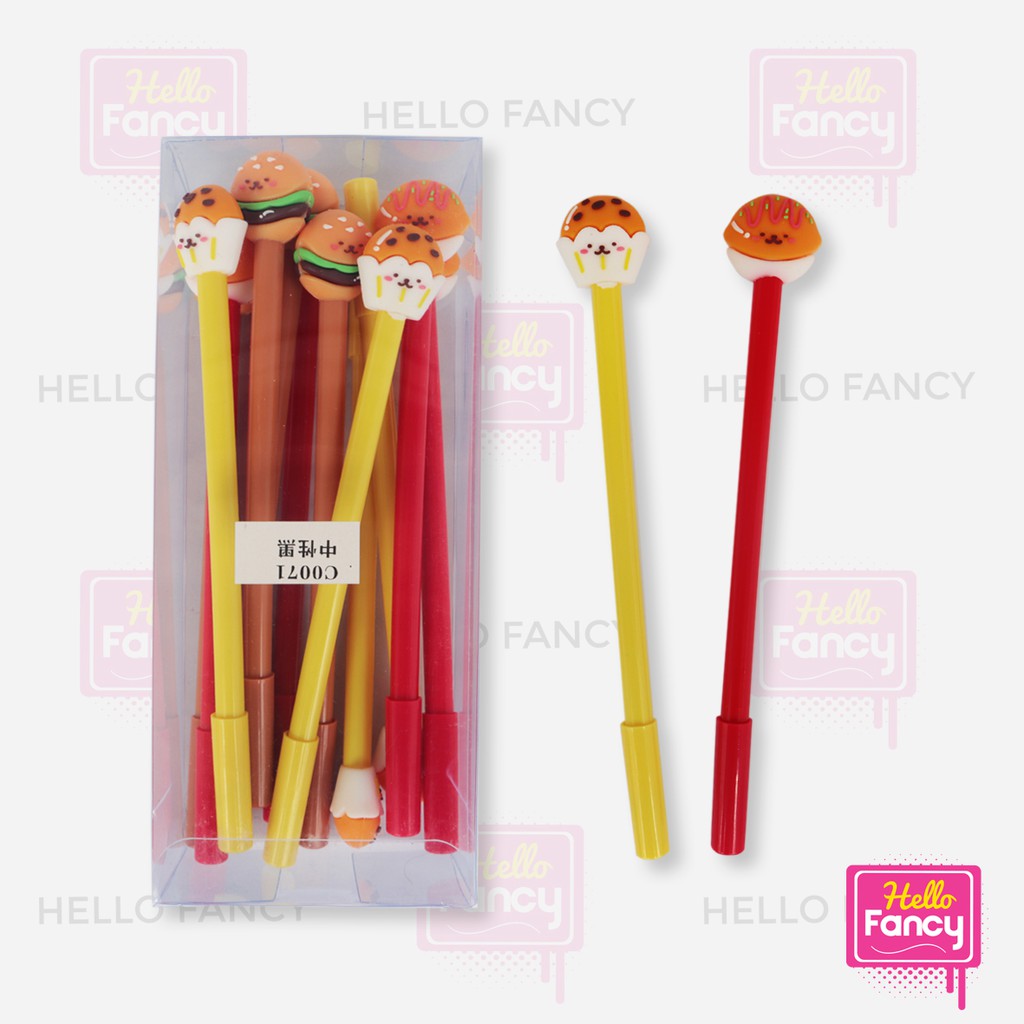 

Pulpen Gel Karakter Boneka Makanan Burger Kue Lucu / Bolpen / Pen / Pena C0071