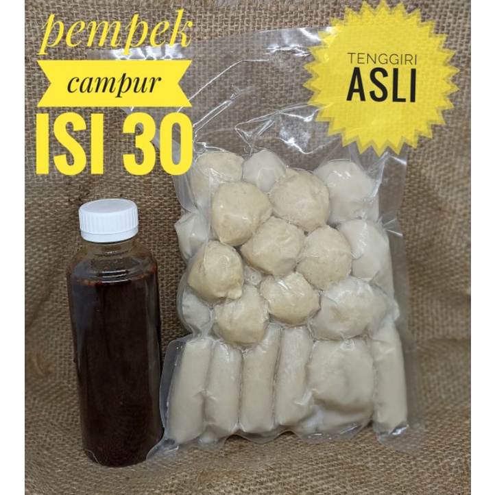 

PEMPEK PALEMBANG IKAN TENGGIRI ISI 30PCS + CUKO