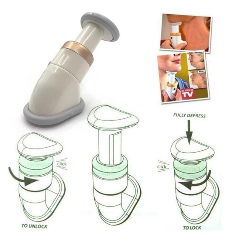 Alat Pijat Portable Untuk Mengurangi Double Chin Penghilang Lemak Dagu Neckline Slimmer