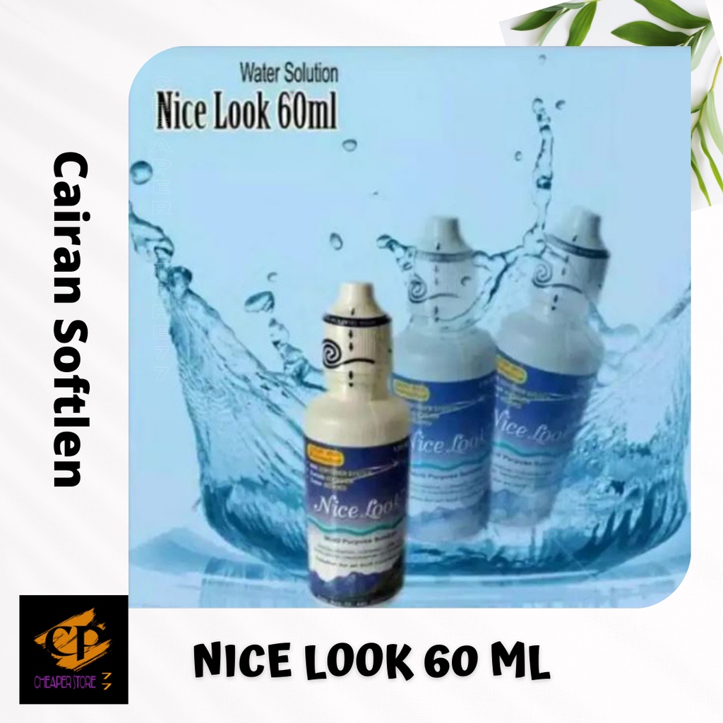 CAIRAN SOFTLENS  PURE N SOFT 60ML | NICE LOOK 60ML |  BE SEEN 60ML