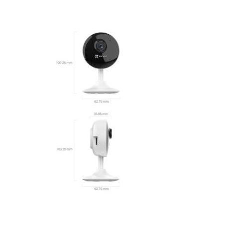 Smart home ip camera ezviz 2mp 1080p full hd night vision up 256gb c1c-b - cctv wireless wifi