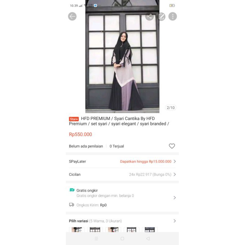 HFD PREMIUM/Syari cantik by HFD Premium for Yesianakia