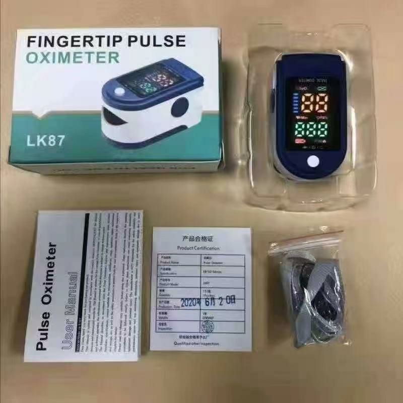 (Ready)Nano Spray Gun Digital Pulse Oximeter LK88 A2 Oxymeter Alat Ukur Kadar Oksigen