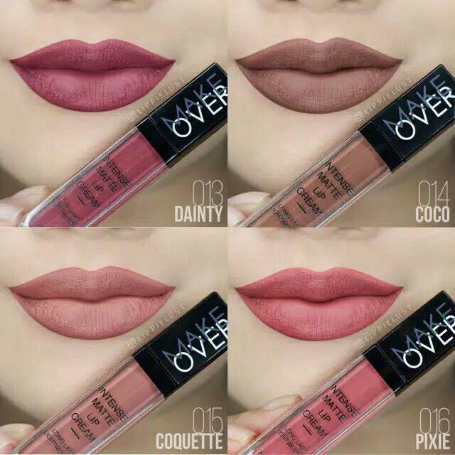 ☃️Cutezz_Ching1☃️Make Over Intense Matte Lip Cream 6.5g( grosir)