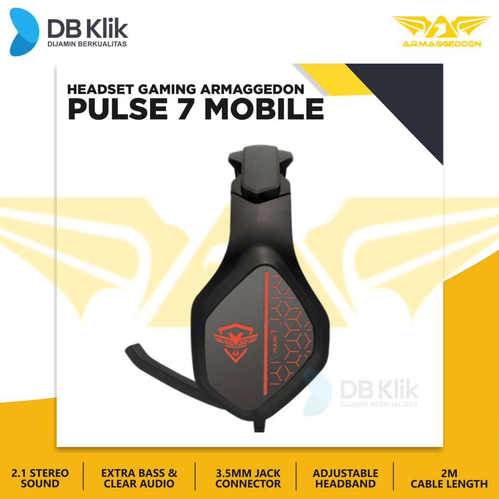 Headset Gaming Armaggeddon PULSE 7 Mobile Wired - Armaggeddon PULSE 7
