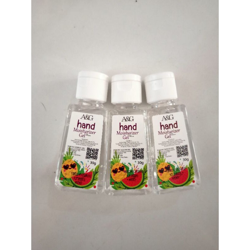 RC Hand sanitizer A&amp;G 30ml moisturizer Gel antiseptik 70% alkohol Hand Sanitizer Travell pack