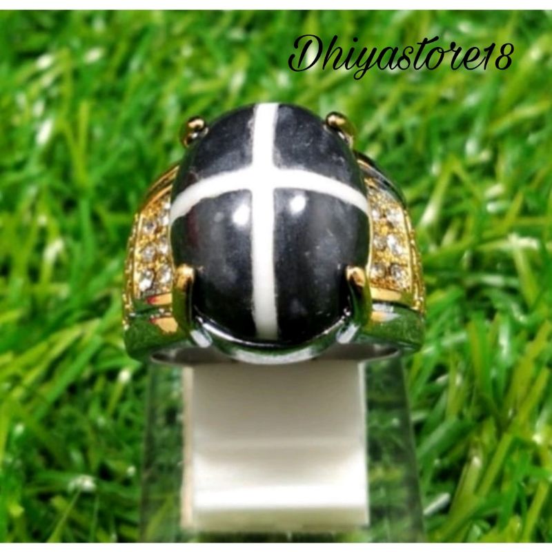 Batu Akik Tapak Jalak Hitam Top Color Crystal Termurah