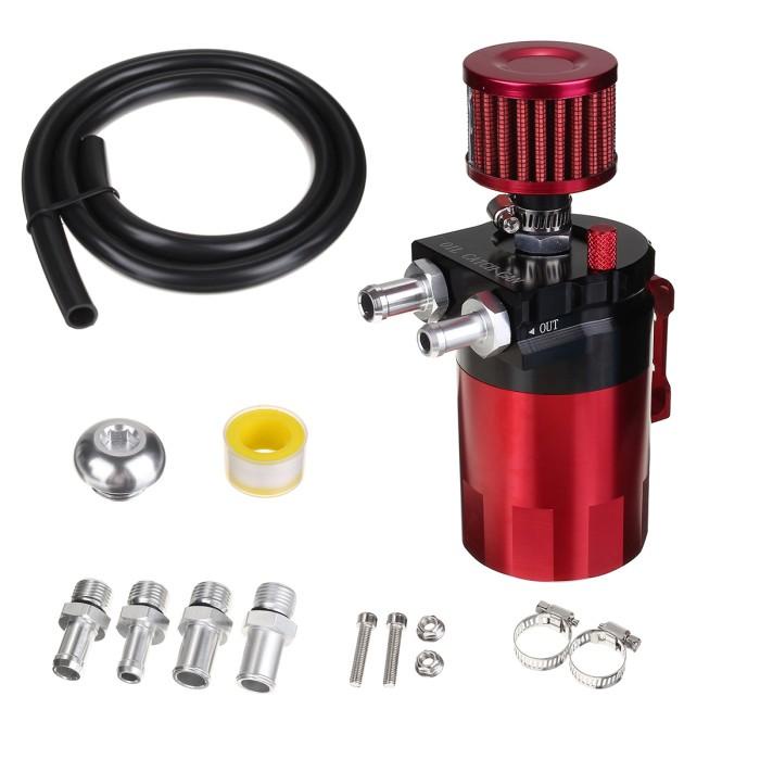 Elektro | 300Ml Oil Catch Can Baffled Breather Petrol Diesel Turbo Tank