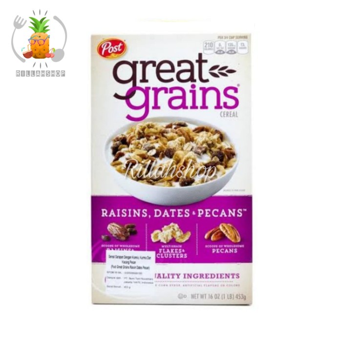 

Post Sereal Grains Kismis Kurma Pikan (453g)