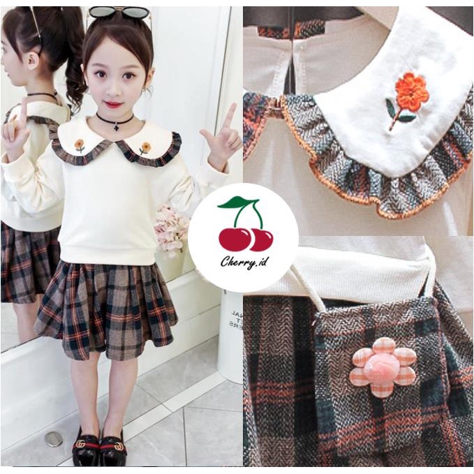 (6bln - 3thn) COD Dress Anak Perempuan Import / Pakaian Anak Perempuan / Baju Natal Anak - FREE TAS D52