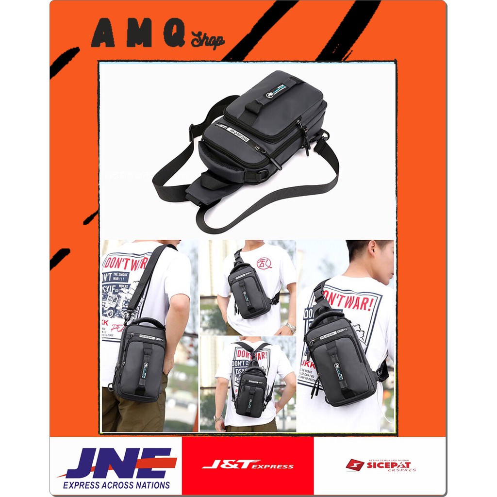Tas Pria Tas Selempang / Tas Pria Selempang / Tas Selempang Pria Kulit / Tas Selempang Kulit / USB