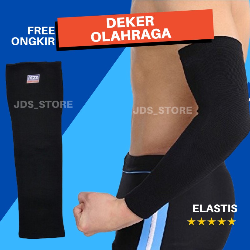 Deker Tangan Panjang Dekker Lengan Pria Wanita Elbow Support Long Pelindung Siku