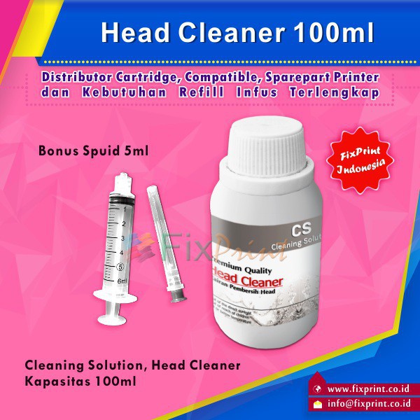 Head Cleaning Print Head Cleaner Cairan Pencuci Pembersih Cartridge