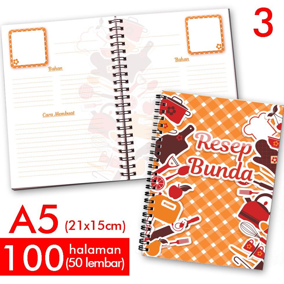

[KODE PRODUK 6KJGW5249] Notebook Buku Catatan Resep Masakan