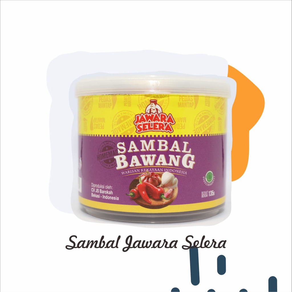 GROSIR SAMBAL JAWARA SELERA 135 GRAM