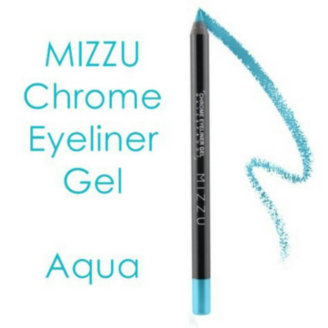 Mizzu Chrome Eyeliner Gel Waterproof - Aqua Shade