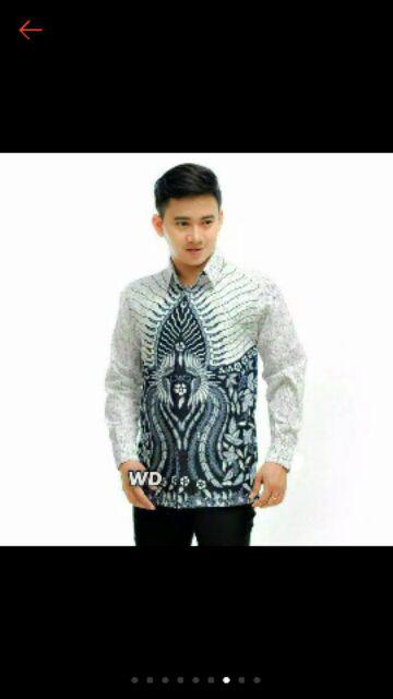Bswart Batik Hrb026 Kenongo Hem Pendek Padi Pekalongan M L Xl Batik Pria Murah Modern Grosir
