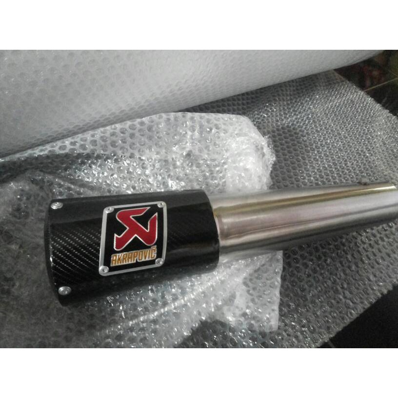 Knalpot Akrapovic gard carbon silencer only
