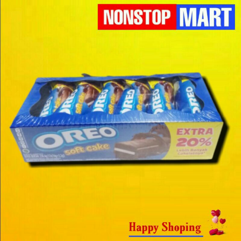 

OREO/KRAFT Soft cake 1 keju/coklat pack isi 12 pcs