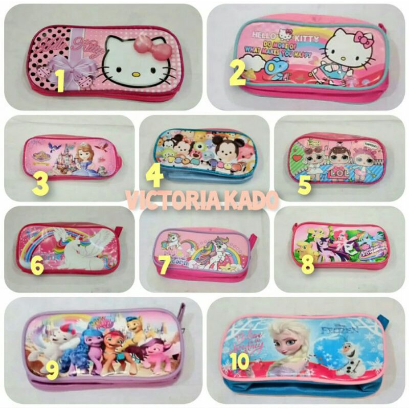 

Tempat Kotak Dompet Pencil Pensil Pinsil Anak perempuan