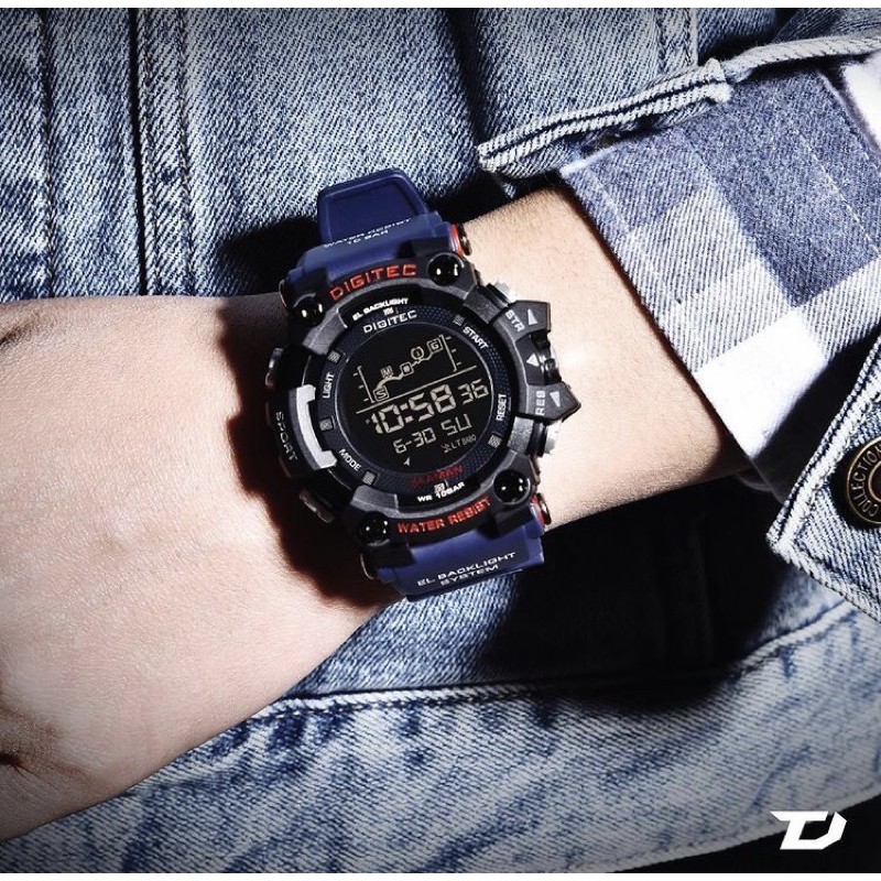 Jam Tangan Pria Digitec 3096 DG3096T 5096 DG5096T ORIGINAL