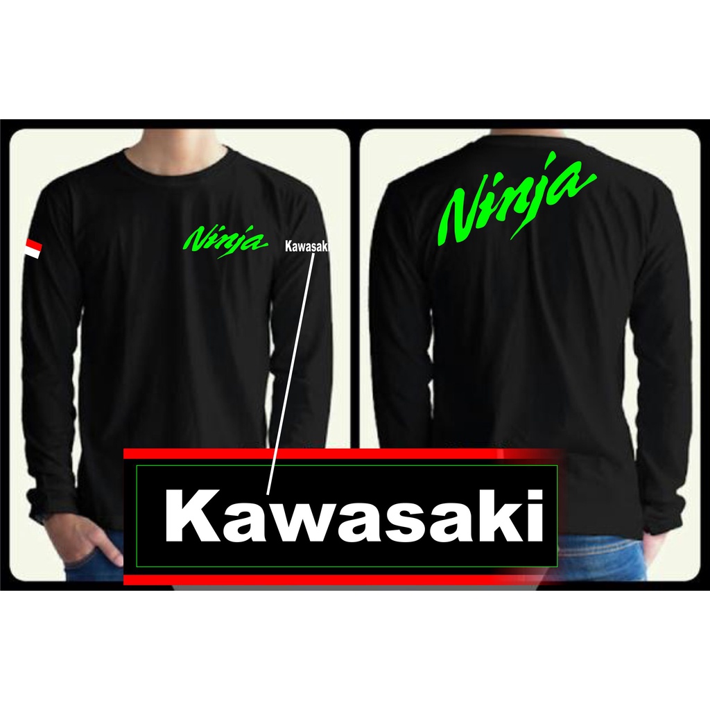 KAOS KAWASAKI NINJA LENGAN PANJANG SIAP KIRIM
