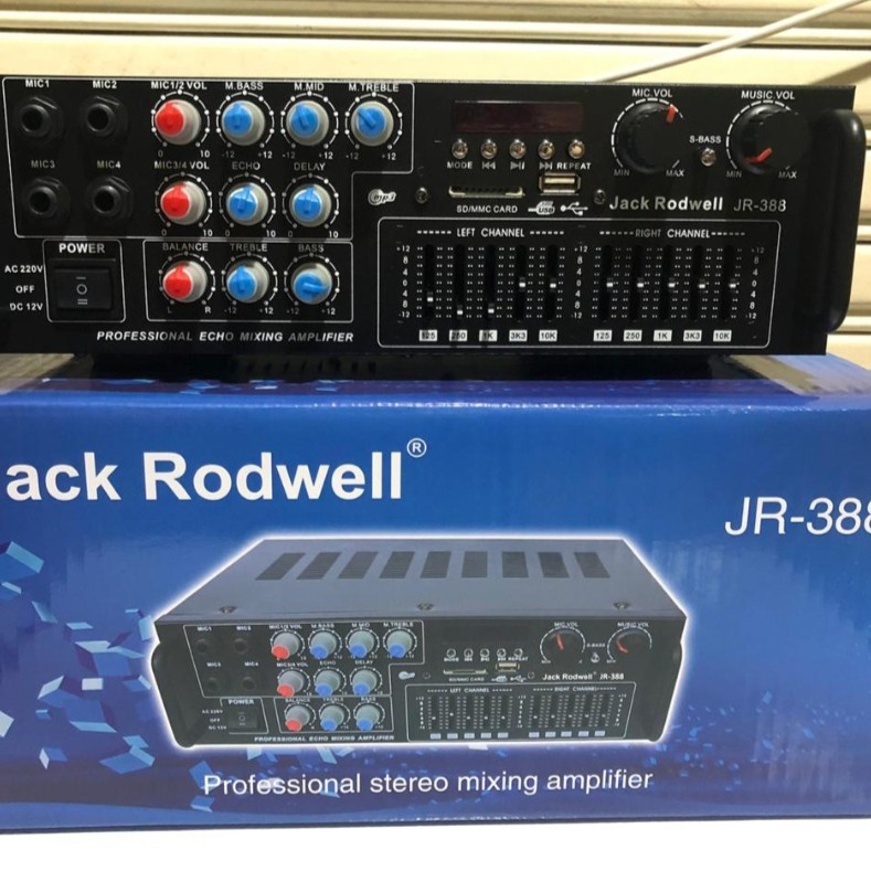 A AMPLIFIER KARAOKE JACKRODWELL JR 388 BLUETOOTH