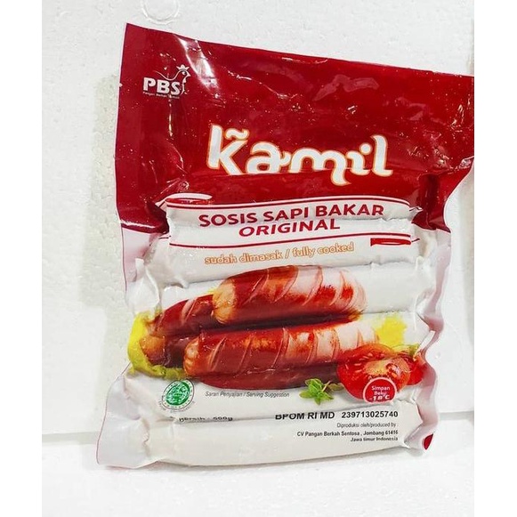 

Kamil Sosis sapi bakar original/lada hitam isi 6 500gr